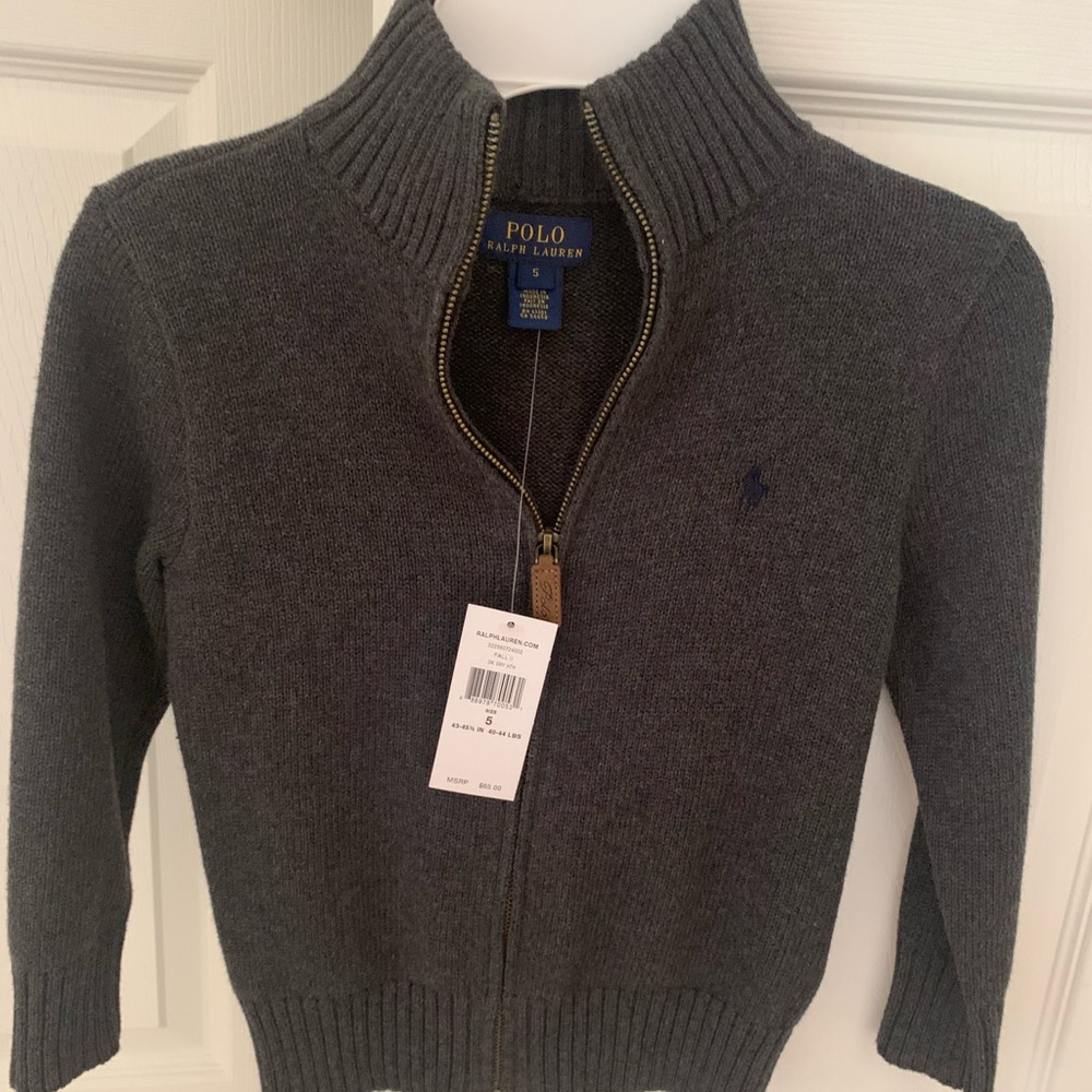 Polo Ralph Lauren kids zip sweater 5T